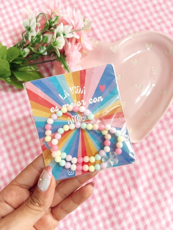 Producto - Pulseras Florcita arcoiris