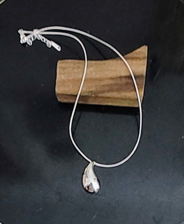 Producto - Collar Dije Gota cadena cola de Ratón 50 cm