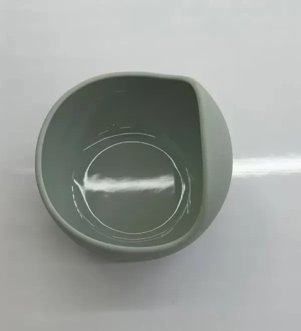 Producto - Bowl silicona con sopapa - verde!