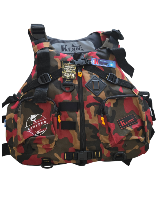 Producto - Chaleco kumoc CAMU ROJO