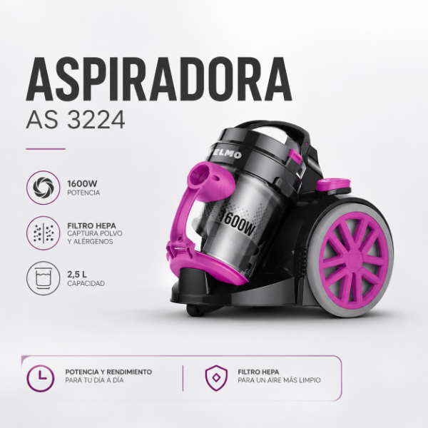 Producto - ASPIRADORA YELMO AS-3224 - 1600W