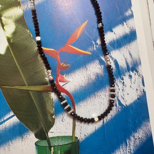 Producto - Collar Kuro Plateado - 2