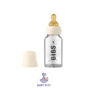 Producto - BIBS MAMADERA F. LENTO TAPA BLANCA X110ML