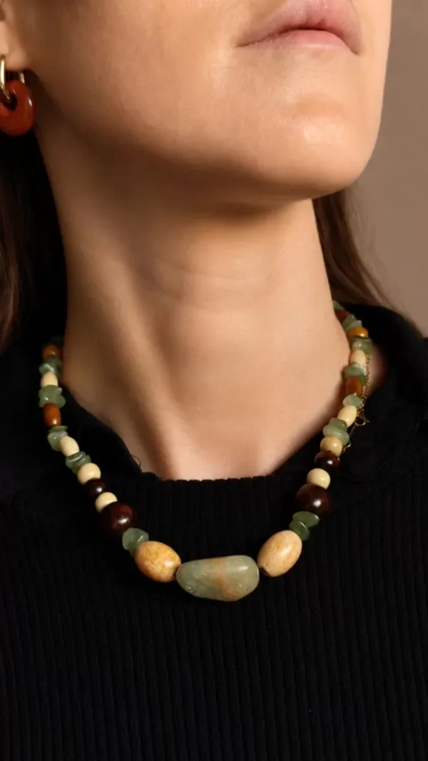 Producto - Collar ALINA Onix Cielo y Jade