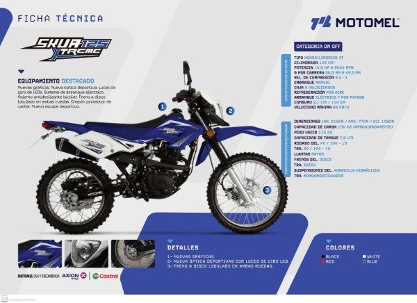 Producto - Skua 125 Xtreme