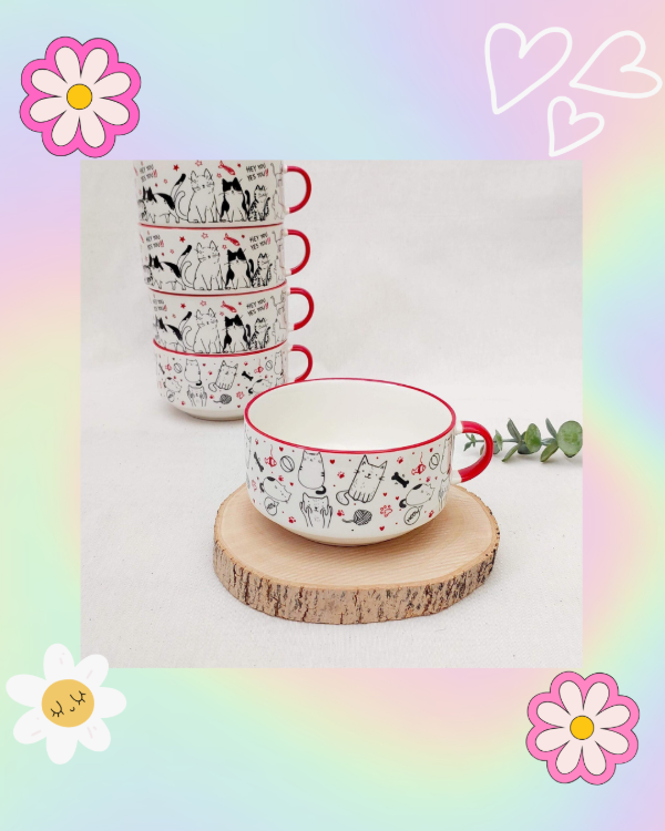 Producto - Tazón Gatitos Red 470ml - 0