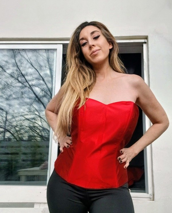 Corset rojo ladrillo — imagen 6
