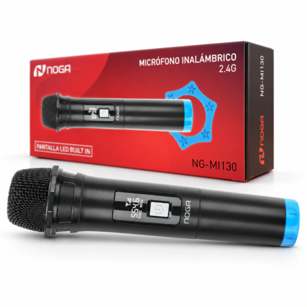 Producto - Micrófono Inalámbrico NOGA NG-MI130 - 0