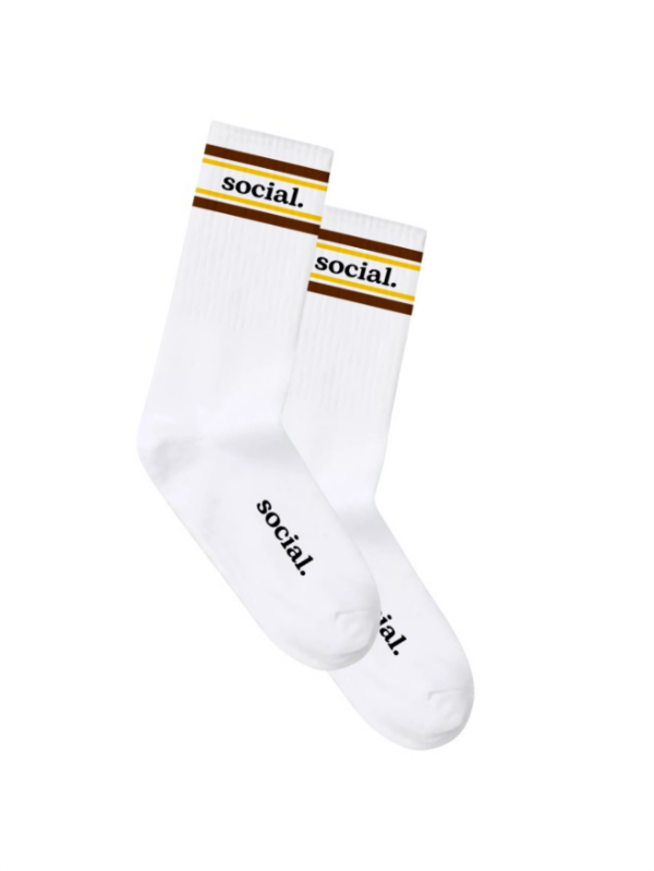 Producto - Medias Estero / Bordo-Amarillo