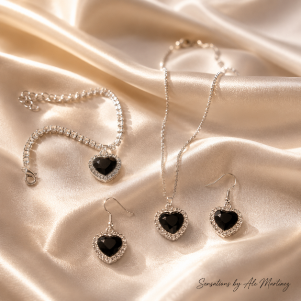 Producto - Conjunto dije, aros y pulsera