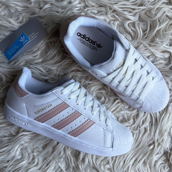 Producto - Superstar Blanco y Rosa