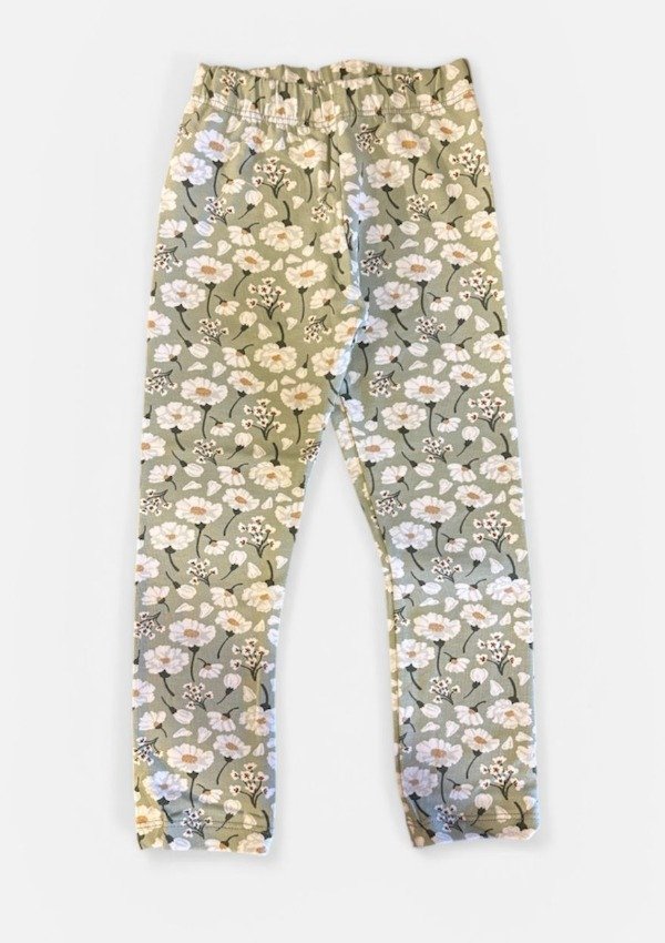 Producto - Calza Flores verdes