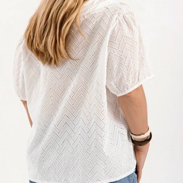 Producto - Blusa broderie cuellito 7332 - 2