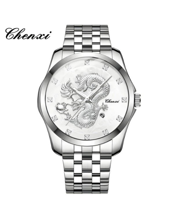 Producto - Reloj Chenxi - Dragón Blanco - Calidad Premium