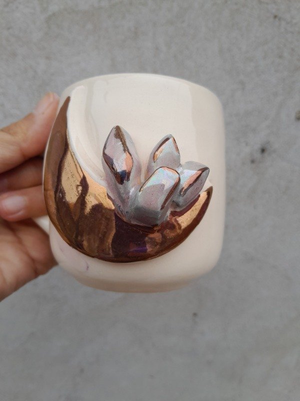 Producto - Taza primavera - Gemas y luna (rosa)