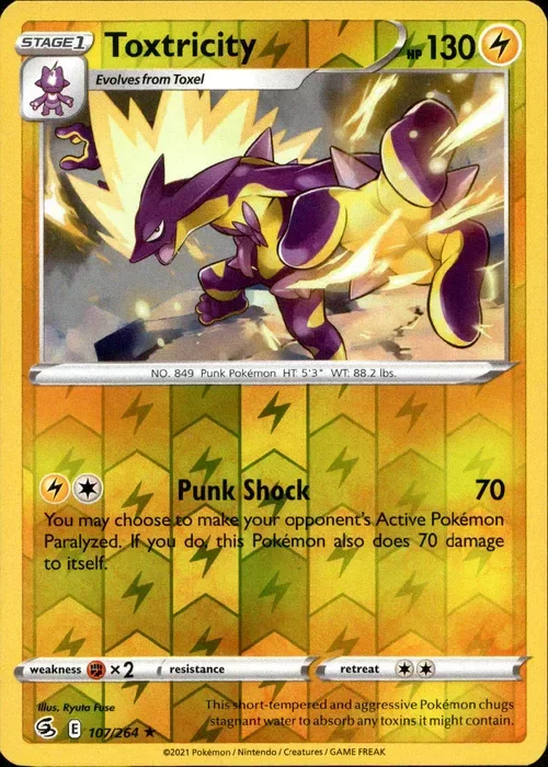 Producto - Toxtricity - 107/264 - Fusion Strike - Reverse Holo