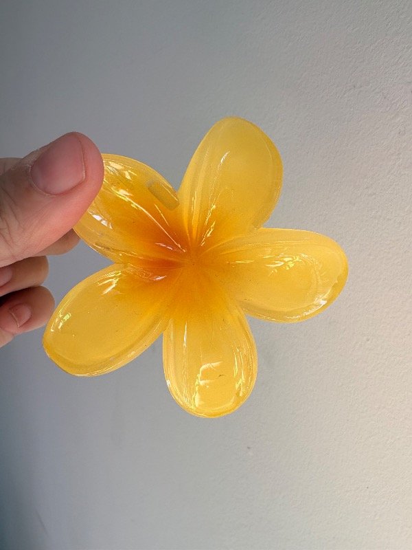 Producto - Broche flor amarilla