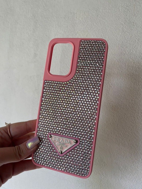 Producto - G05 y E15 Funda prada straps relieve rosa