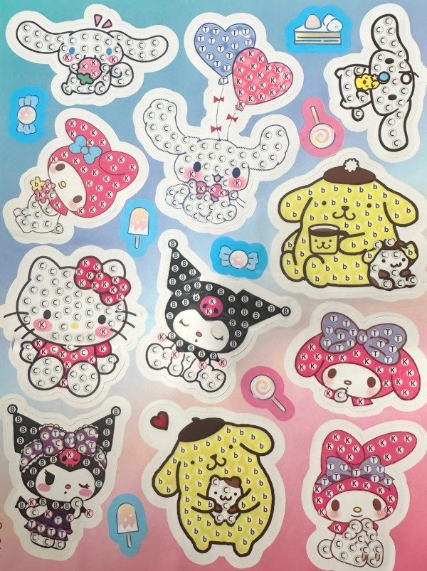 Producto - DIAMOND PAINTING STICKER personajes 3