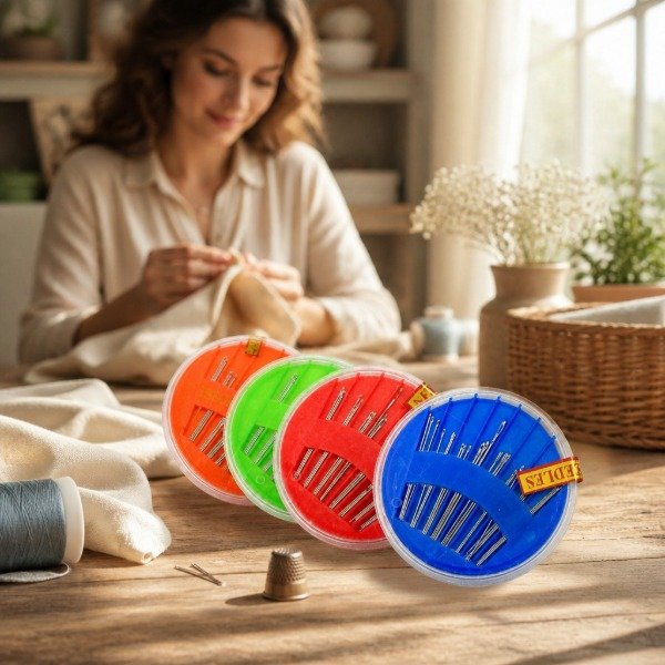 Producto - SET DE 24 AGUJAS DE COSER SURTIDAS - 0