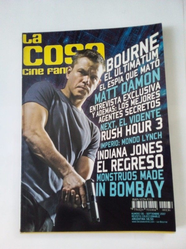 Producto - La Cosa #136 - Septiembre 2007 - Bourne Lynch Rush hour 3
