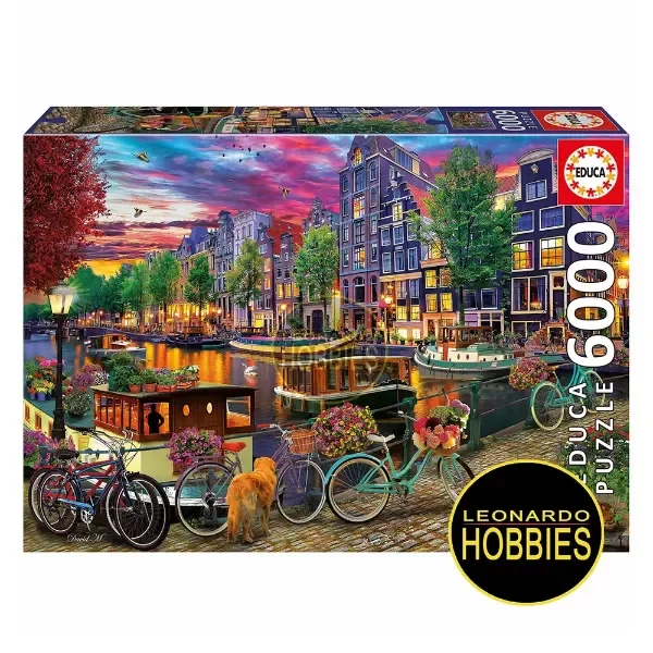 Producto - Bicicletas en Ámsterdam 6000 Piezas Educa 20330