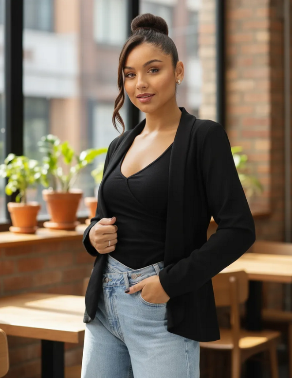 Producto - BLAZER CREPE MANGA LARGA