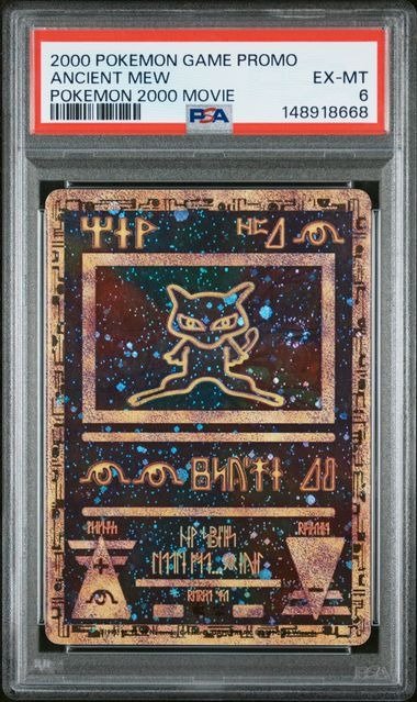 Producto - 2000 POKEMON GAME MOVIE ANCIENT MEW PSA 6 (con Swirl) - 0