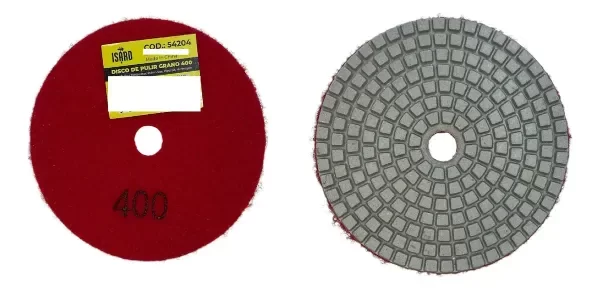 Producto - Disco de Pulir Isard Diámetro 100mm - 400 Granos