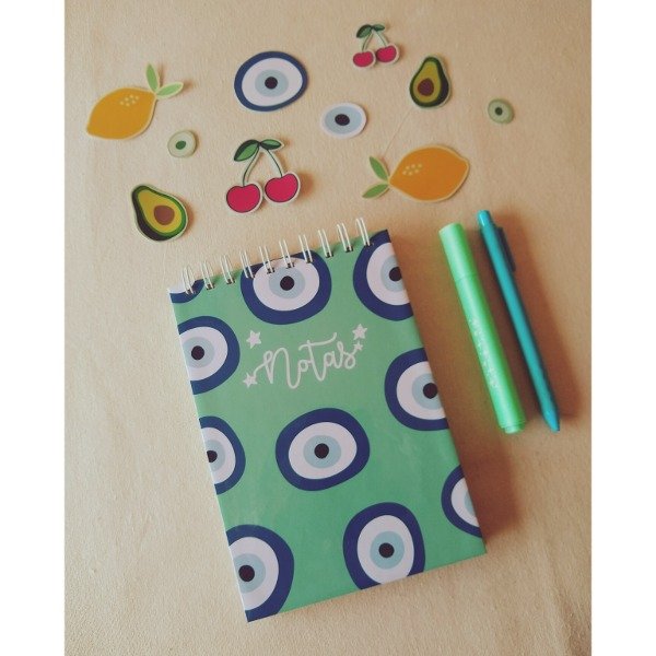 Producto - Bloc Anotador 14x20cm "Ojos"