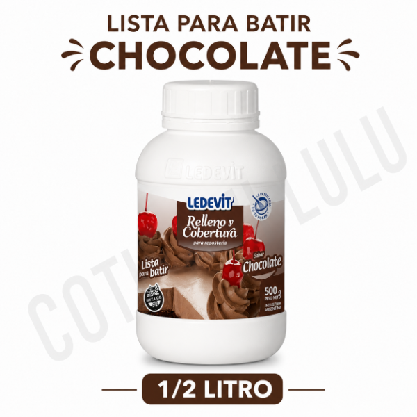Producto - CREMA RELLENO Y COBERTURA LEDEVIT CHOCOLATE 500G
