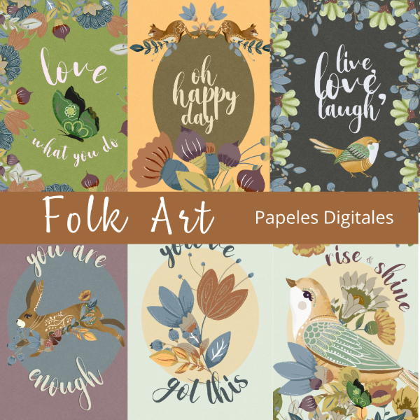 Producto - Colección Folk Art - Papeles Digitales - PA-C28
