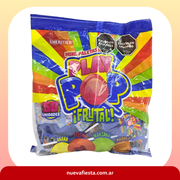 Producto - Chupetines Mini Paletas Play POP 50u