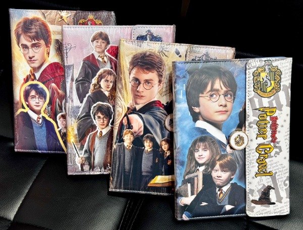 Producto - Cuaderno de cuero con imán Harry Potter - Grande