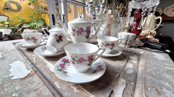 Producto - Juego de té porcelana oriental - 0
