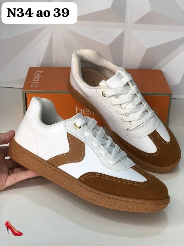 Producto - ZAPATILLAS BEIRA RIO (samba) blanco marrón