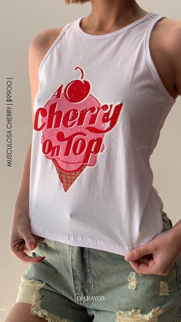 Producto - Musculosa Cherry