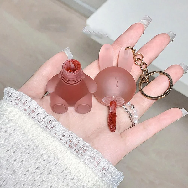 Producto - Labial Velvet Bunny + Llavero