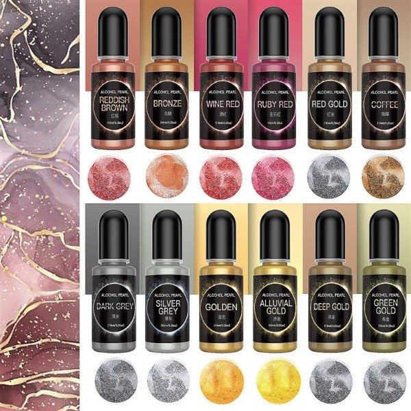 Producto - Caja de colorantes metalic