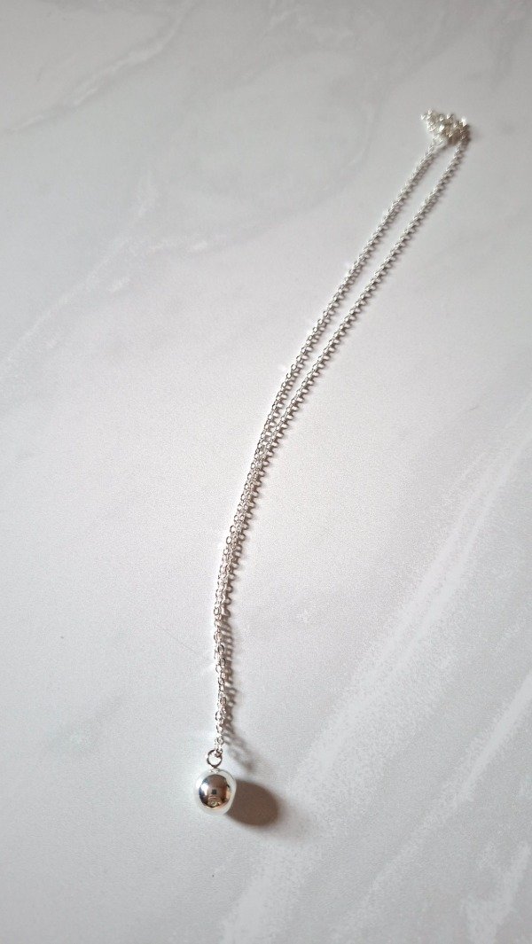 Producto - Cadena de acero blanco bola