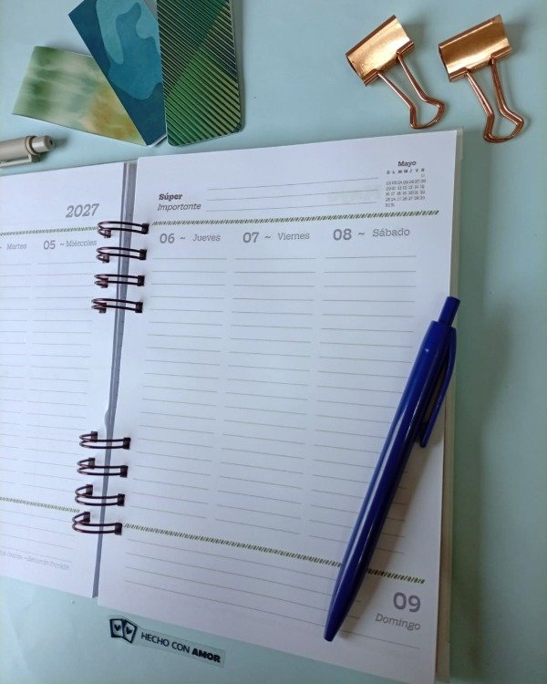 Producto - Agenda semanal Vertical Batick - 7