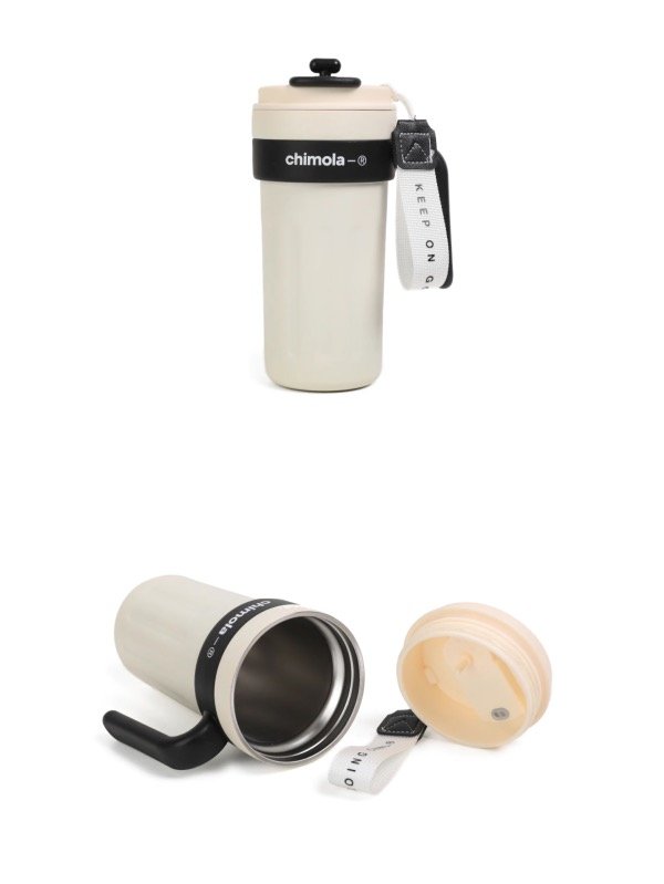 Producto - Vaso térmico Chimola Sport x 650ml negro con beige