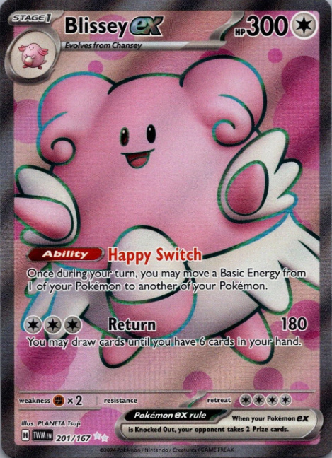 Producto - Blissey ex - 201/167 - Twilight Masquerade - Holo