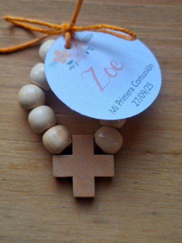 Producto - Pack x 10 denarios madera+tag - 1