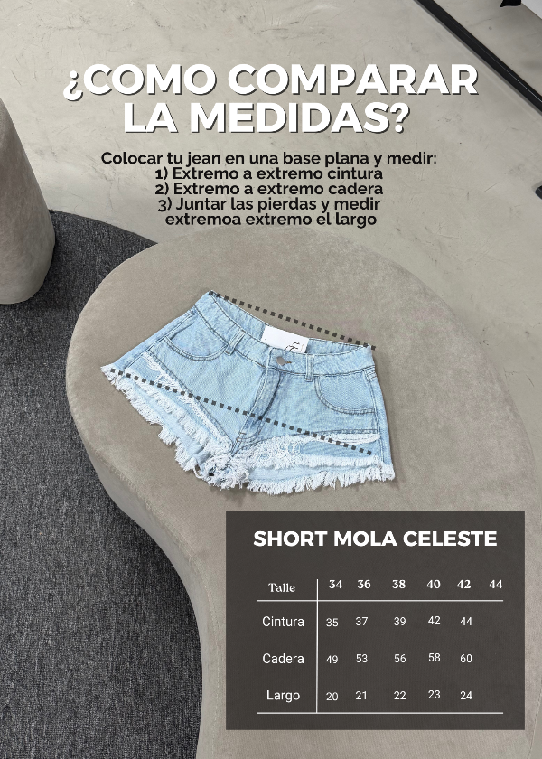 Producto - Short Mola Celeste - 3
