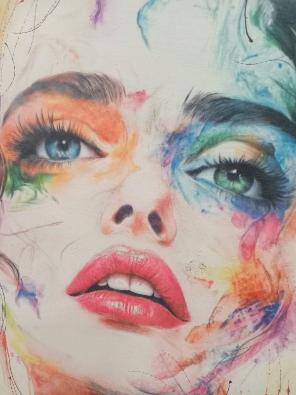 Producto - CUADRO ROSTRO -multicolor 2