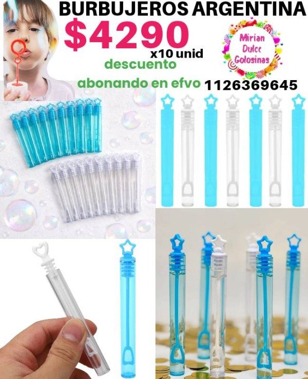 Producto - Burbujeros argentina mundial x10 un