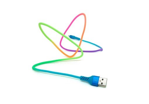 Producto - Cable usb a microUSB M/M -1mts -antinudos -reforzado -rapida -Netmak (NM-115)