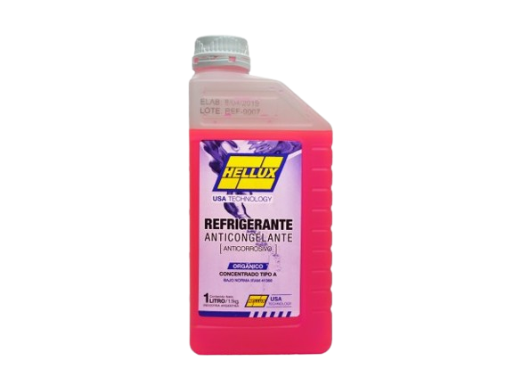 Producto - REFRIGERANTE ANTICONGELANTE HELLUX ROJO