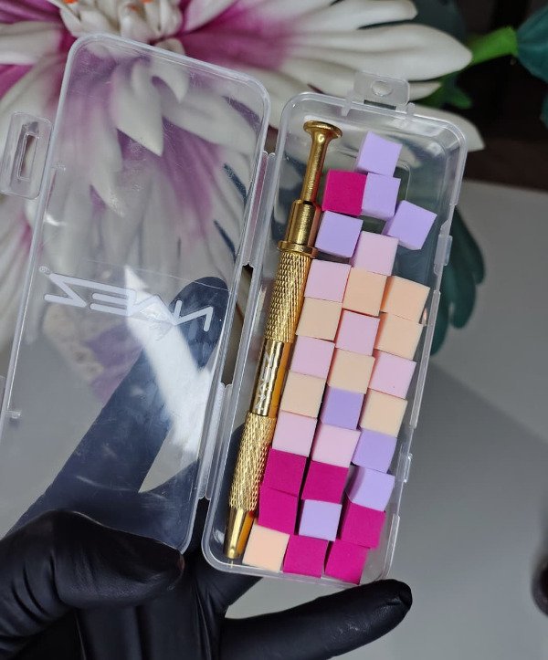 Producto - Esponjas Para Difuminar + Pinza  Naez